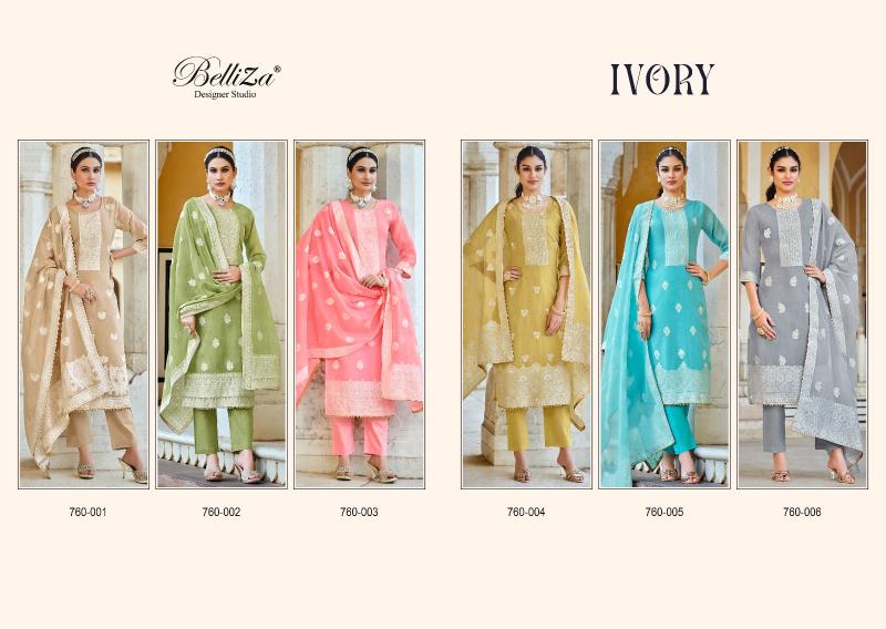Belliza ivory dress materials at wholesale price online shopping in india